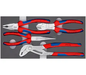 Knipex „Basic Chrome“ 002001V17 Zangen-Set 
