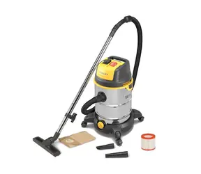 Stanley Wet&Dry SXVC30XTDE / Industriestaubsauger mit Zubehör / 1600W / 30 l / Nass- und Trockensaugen