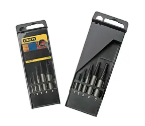 Stanley STA57000 / Gebogene Schraubenausdreher / Durchmesser 1-2-3-4-5 mm / 5 Stk