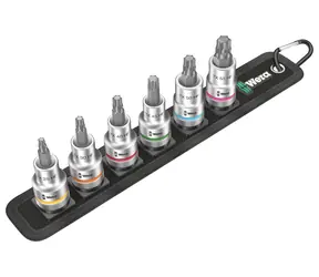 Wera Belt C 3 TORX HF / Zyklop TORX-Steckschlüsselsatz / mit Haltefunktion / Klemmteil 1|2"