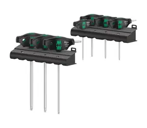 Wera 467|7 TORX HF Set 1 / TORX-Schraubendreher-Satz mit Quergriff und Haltefunktion