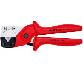 Knipex 9010185 Zange zum Schneiden von Rohren und Schläuchen für die Druckluftverteilung 185 mm