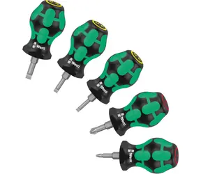 Wera Stubby Set 1 Satz Bithalter und Schraubendreher