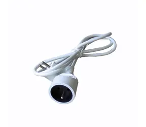 Solight Verlängerungskabel - Stecker 1 Buchse 2m weiß / 3 x 1mm2