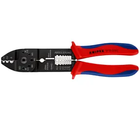 Knipex 97 21 215 C Crimpzange 230mm / 0,5-6,0 mm2 / AWG 20 - 10 / Schlitze: 3