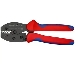 Knipex PreciForce 97 52 33 Crimpzange 220mm / 0,5 - 10,0 mm2 / AWG 20-7 / Buchsen: 4