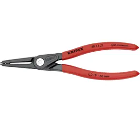 Knipex 48 11 J2 Präzisions-Sicherungsringzange für Innenringe in Löchern 180 mm / 19-60 mm / Spitzen: 1,8 mm