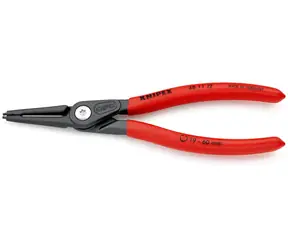 Knipex 48 11 J3 Präzisions-Sicherungsringzange für Innenringe in Bohrungen 225mm / 40-100mm / Spitzen: 2,3mm
