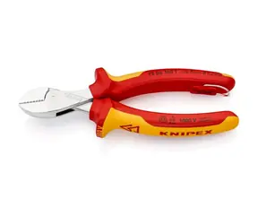 Knipex X-Cut 73 06 160 T Kompakte VDE-Drahtschneidezange mit Befestigungsöse 160 mm 