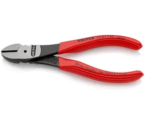 Knipex 74 01 140 SB Power Seitenschneider 140 mm / halbhart: 3,1 mm / hart: 2 mm / Faden: 1,5 mm