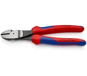 Knipex 74 02 200 SB Kraft-Seitenschneider 200mm / mittelhart: 4,2mm / hart: 3mm / Schnur: 2,5mm