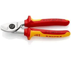 Knipex 95 16 165 T VDE-Kabelschneider mit Öse 165 mm / 15 mm / 50 mm2 / AWG 1|0