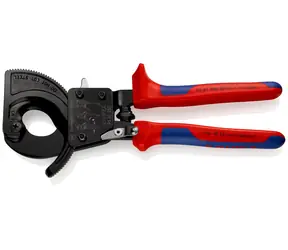 Knipex 95 31 250 Kabelzange (Ratschenprinzip mit Raste) 250mm / 32mm / 240mm2 / MCM 500