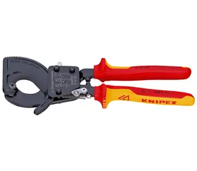 Knipex 95 36 250 Kabelzange VDE (Ratschenprinzip mit Raste) 250mm / 32mm / 240mm2 / MCM 500