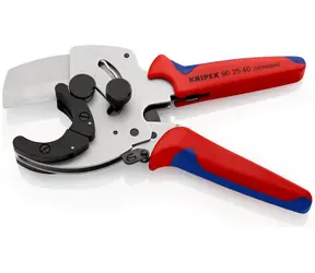 Knipex 90 25 40 Rohrschneidezange für Mehrschichtrohre und Protektoren 210 mm / 26 - 40 mm