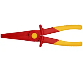 Knipex 98 62 02 Zange mit halbrunden Backen aus isolierendem Kunststoff 220mm