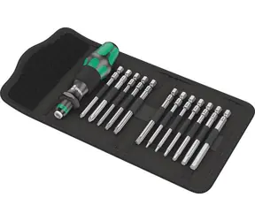 Wera Bicycle Set 2 / Kompaktes 13-teiliges Schraubendreher-Set für Fahrräder