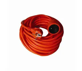 Solight Verlängerungskabel - Stecker 1 Buchse 40 m orange / 3 x 1,5mm2 
