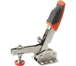 Bessey STC-VH50 / Vertikalklemme mit horizontaler Klemmplatte / Spannweite: 40 mm / Verstellung: 35 mm 