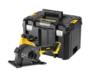 DeWalt DCG200NT / Akku-Nutfräse / 54V XR / Scheibendurchmesser 125 mm / Schnitttiefe 32 mm / 9000 U/min / ohne Akku