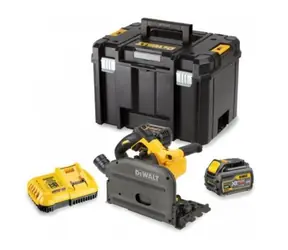 DeWalt DCS520T2 / Akku-Kreissäge / 54V / Blattdurchmesser 165 mm / 4.200 U/min / Schnitttiefe 55 mm / 2x 6,0 Ah