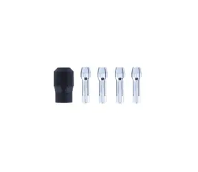 Dremel 2615448532 4485 Spannzangensatz mit Mutter / 0,8 & 1,6 & 2,4 & 3, mm
