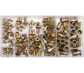 YATO YT-36481 / Set Nietmuttern / M10 & M3 & M4 & M5 & M6 & M8 / 150 Stk