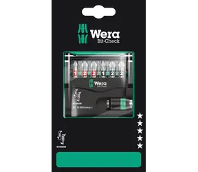 Wera Bit-Check 12 BiTorsion 1 SB / 12 Teile