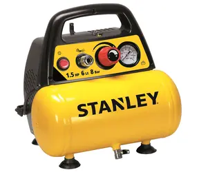 Stanley C6BB304STN071 / Ölfreier Kompressor / 1100 W / 6 l / Druck 8 bar / 180 l pro Minute