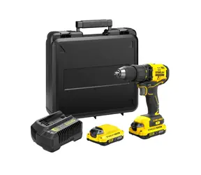 Stanley SFMCD710D2K / Akku-Bohrschrauber / 18V / 1.900 U/min / 60 Nm / 2x 2,0Ah