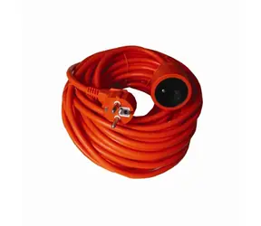 Solight Verlängerungskabel - Stecker 1 Buchse 30 m orange / 3 x 1,5mm2