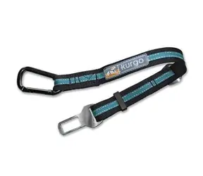 Kurgo Direct to Seatbelt Tether - blau / Sicherheitsgurt für Hunde mit Klemmmechanismus 