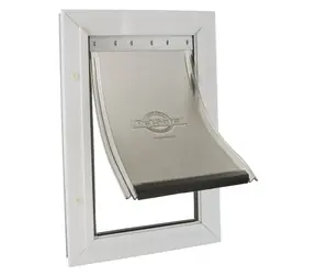 PetSafe Staywell 660 ML Aluminium / Tür / 692,6 x 417 mm / Öffnung: 642 x 366 mm / Schulterbreite: 349 mm / max. 100 kg