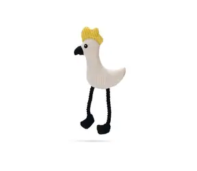 Beeztees Plüsch-Quietsch-Parki 42 cm / Spielzeug für Hunde 