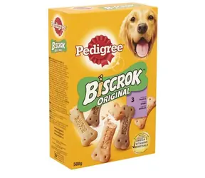 Pedigree Biscrok Kekse für Hunde, 500 g / Huhn / für erwachsene Hunde / Endverkauf