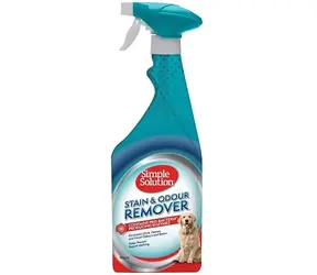 Simple Solution Flecken- und Geruchsentferner 750 ml / Flecken- und Geruchsentferner für Hunde / Endverkauf