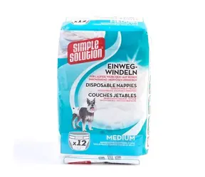 Simple Solution Windeln für Hunde 12 Stück - Größe M