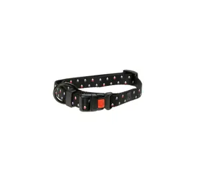 Karlie ASP Mix&Match Halsband schwarz Dreiecksmotiv - Größe S 30-45cm 15mm