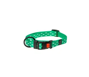 Karlie ASP Mix&Match Halsband grün Haimotiv - Größe S 30-45cm 15mm