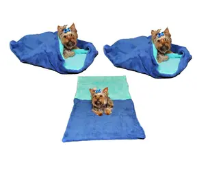 Marysa 3in1 Hundebett blau-türkis - Größe XL