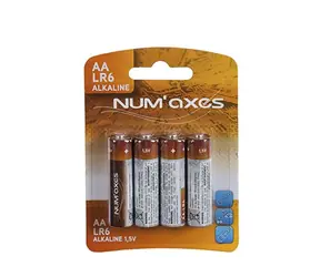 Num'axes Batterie 1,5V LR06 Packung mit 4 Stück