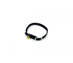 Beeztees Halsband für Katzen, Nylon, schwarz, 6-29 cm x 10 mm