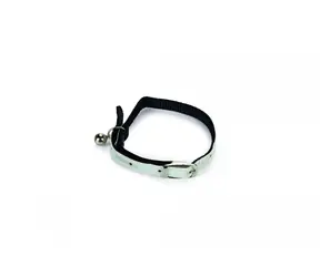 Beeztees Halsband für Katzen, reflektierend, weiß, 23-29 x 1 cm
