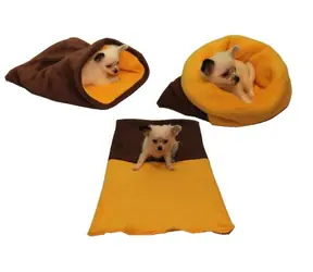 Marysa Bett 3 in 1 für Welpen & Kätzchen dunkelbraun-gelb