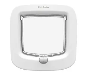 PetSafe DeLuxe Manuelle Tür für Katzen und Hunde weiß / bis 8 kg / 219 mm x 210 mm