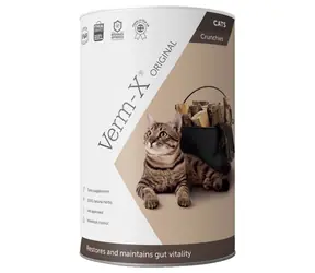 VERM-X Natürliches Granulat gegen Darmparasiten für Katzen 60 g