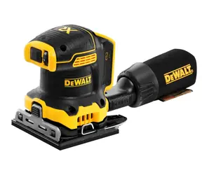 DeWalt DCW200N / Akku-Vibrationsschleifer / 18V / 108x115 mm / 8000-13500 Schwingungen pro Minute / ohne Akku