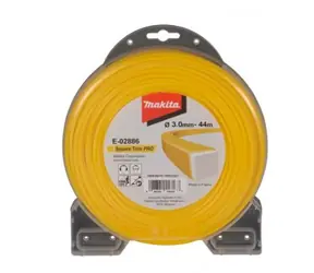 Makita E-02886 - Nylonsaite Pro 3,0 mm eckig gelb / 44 m