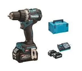 Makita DF002GA201 / Akku-Bohrschrauber / 40V / 2x2,0Ah / 0-2.200 U/min / 64 Nm