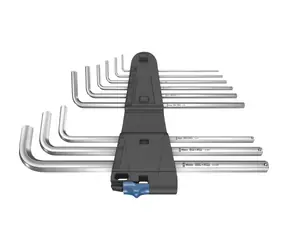 Wera 950L/9 Hex- PLUS HF 1 Weihnachts-Steckschlüsselsatz / metrisch / 9-teilig im Clip